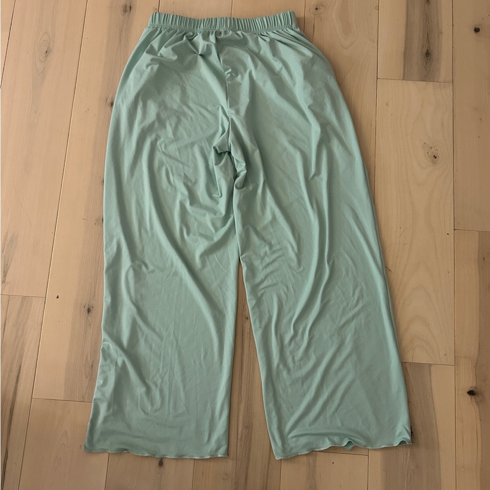 3 Piece Mint Green Women's Sleepwear Set*Cardigan/Tank/Pants NWOT Large - Picture 12 of 16